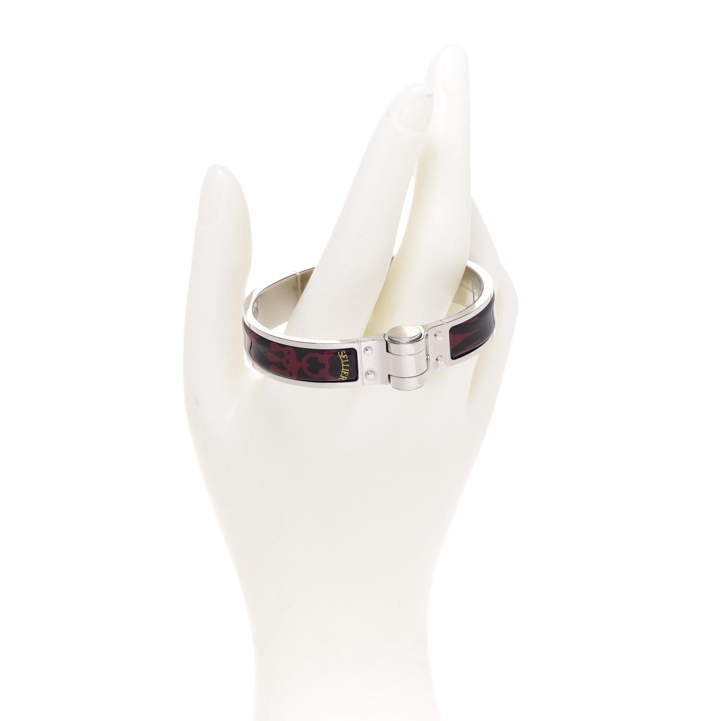 Enamel Printed Narrow Mors A Jouet Tatoo Hinged Bracelet S Tropical Club