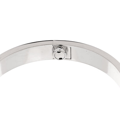 Cartier 18K White Gold 4 Diamond LOVE Bracelet 16 8 of 9