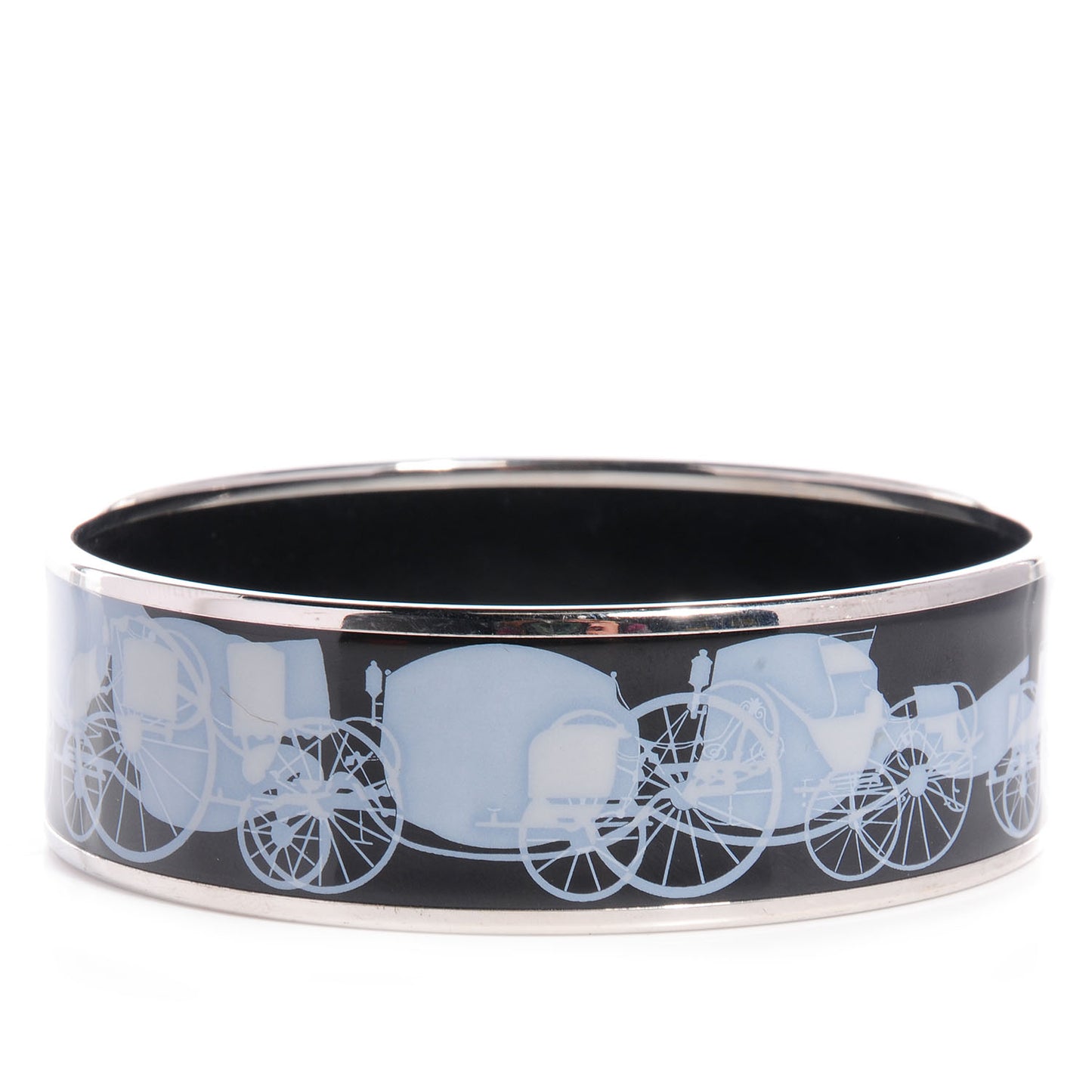Enamel Printed Carriage Wide Bracelet 70