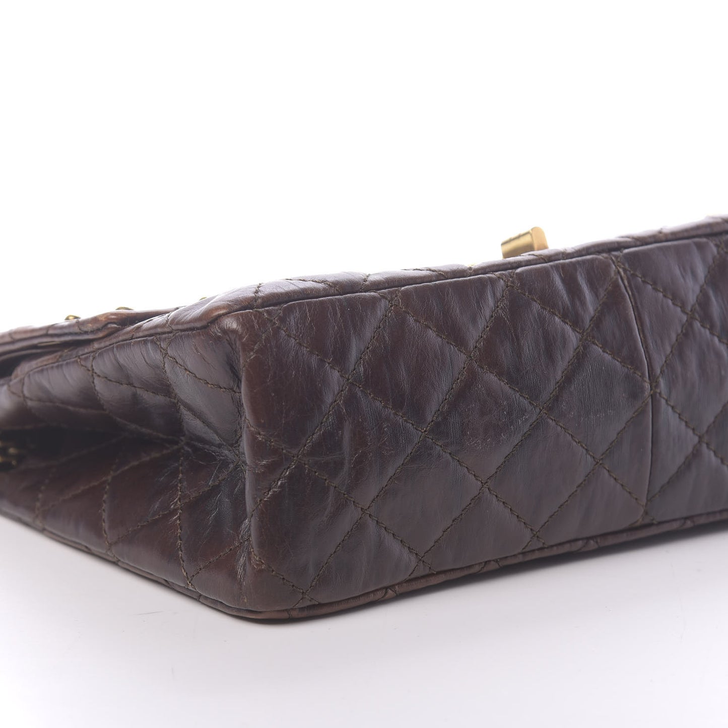 Aged Calfskin Quilted 2.55 Paris Shanghai Reissue 226 Flap Brown