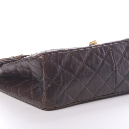 Chanel Aged Calfskin Quilted 2.55 Paris Shanghai Reissue 226 Flap Brown 9 of 12