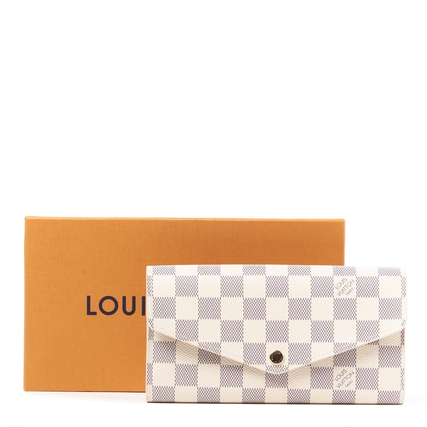Louis Vuitton Damier Azur Sarah Wallet NM 9 of 9