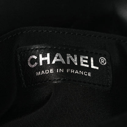 Chanel Velvet Quilted Small Boy Flap Black 6 of 12