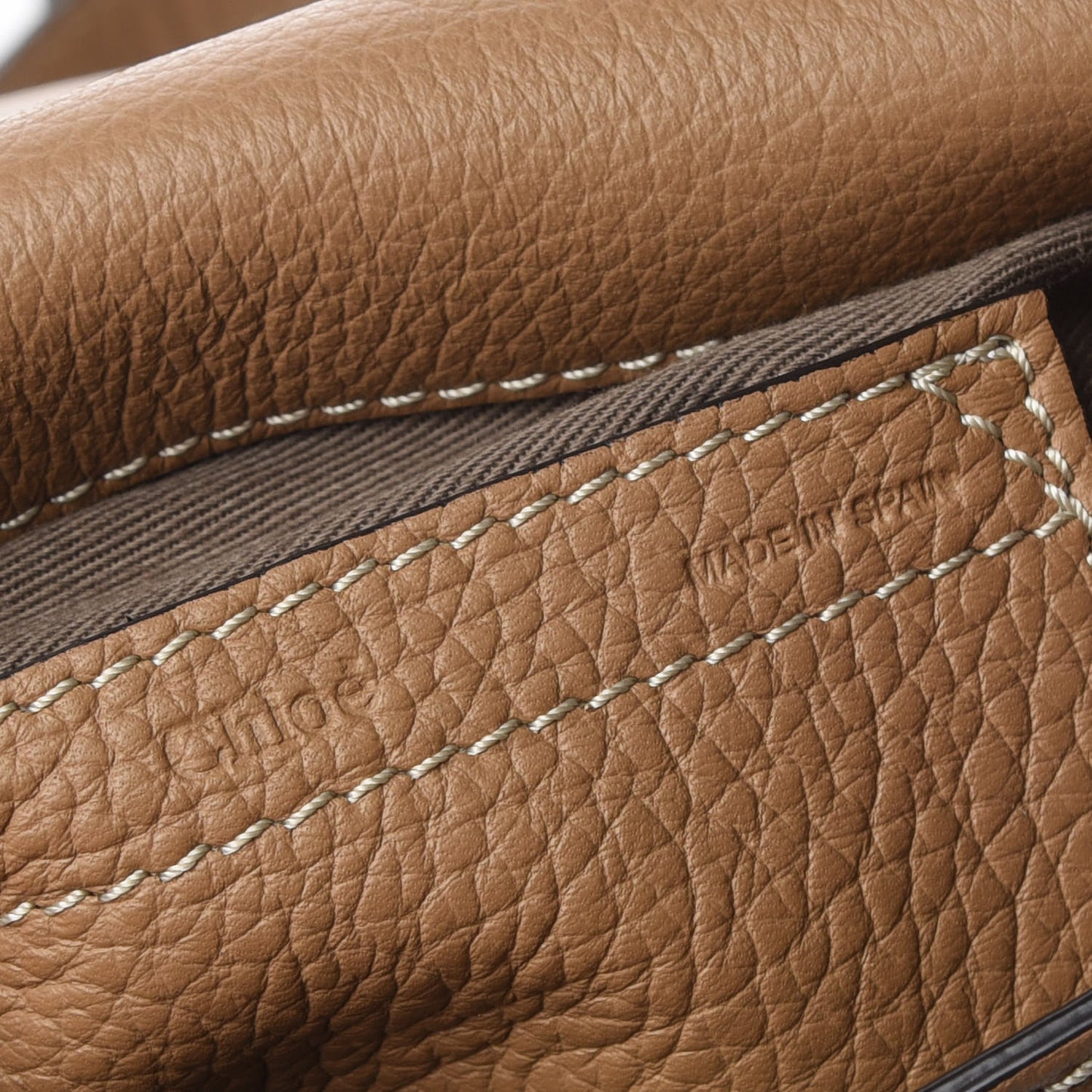 Calfskin Mini Marcie Round Crossbody Bag Nut