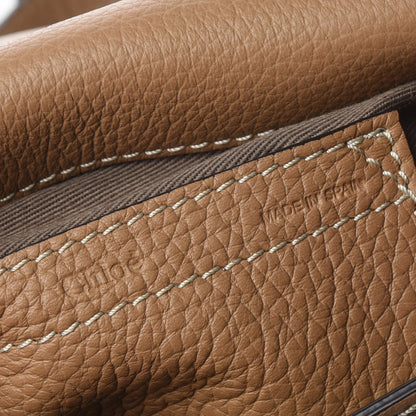 Chloe Calfskin Mini Marcie Round Crossbody Bag Nut 8 of 9
