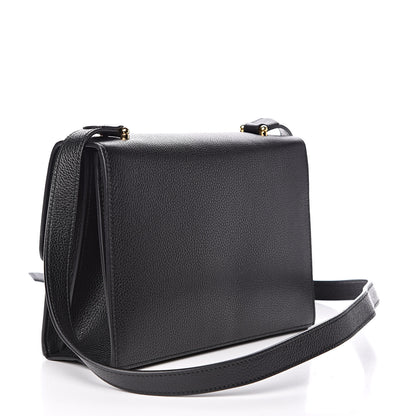 Gucci Grainy Calfskin Small Zumi Shoulder Bag Black 3 of 11