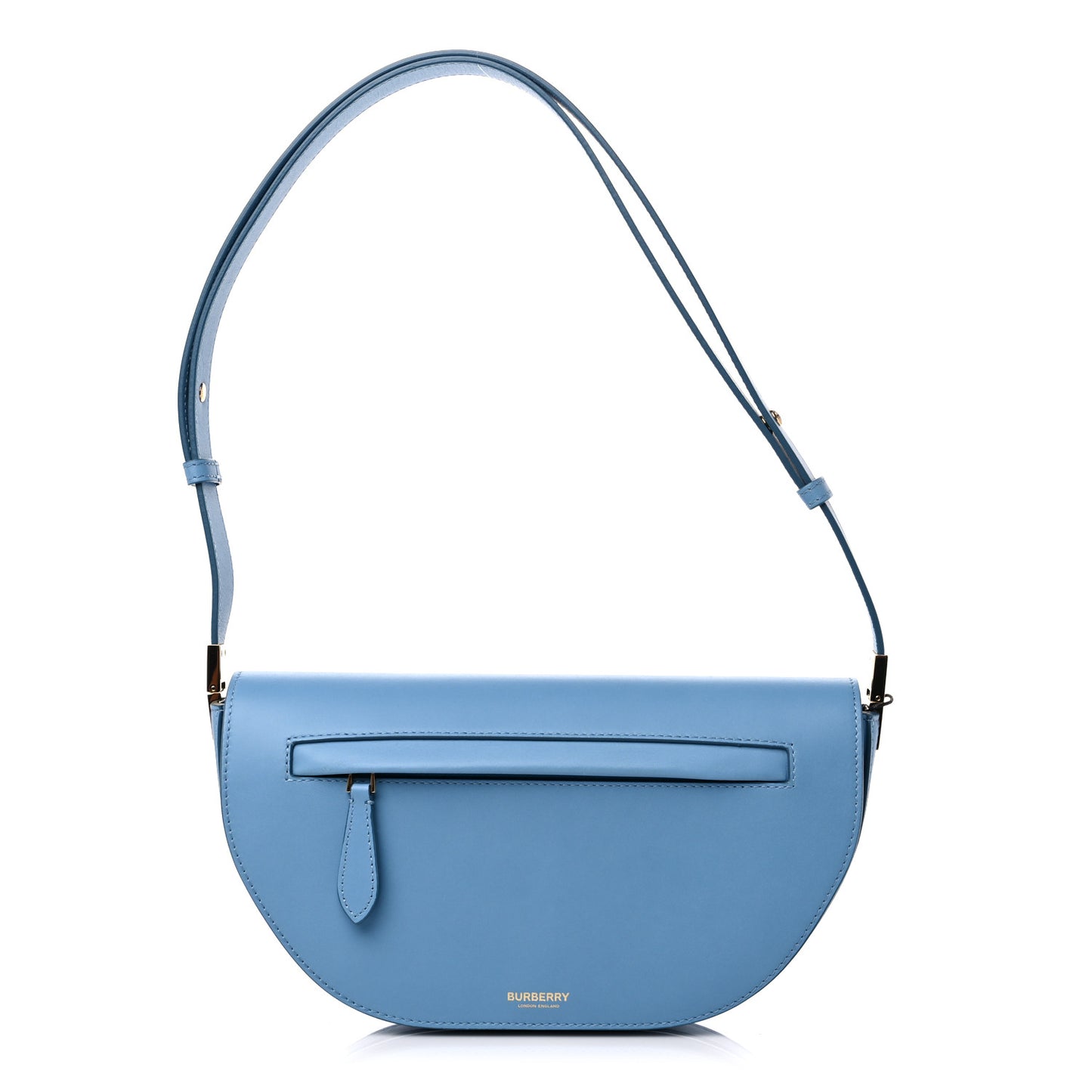 Calfskin Small Olympia Shoulder Bag Blue
