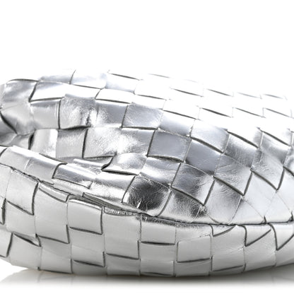 Bottega Veneta Metallic Nappa Intrecciato Mini Jodie Silver 9 of 11