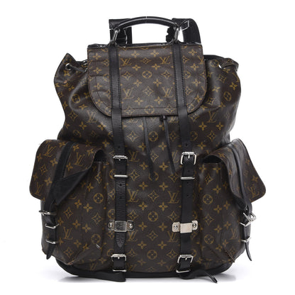Louis Vuitton Monogram Macassar Christopher Backpack 1 of 19