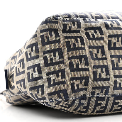 Fendi Zucchino Mini Mama Baguette Navy 8 of 10