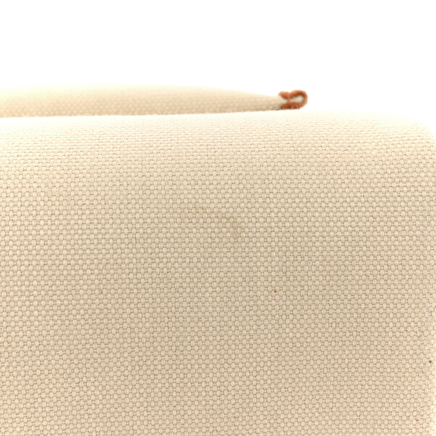 Hermes Military Toile Vache Hunter Horseshoe Herbag Zip Retourne 31 PM Beton Naturel 12 of 17