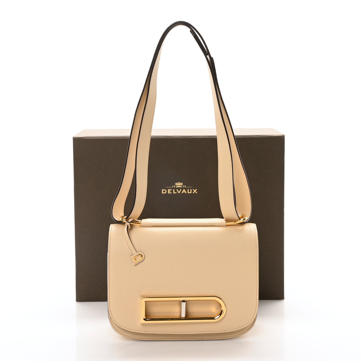 Alpina Calfskin Lingot Crossbody Dune