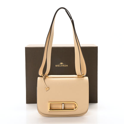 Delvaux Alpina Calfskin Lingot Crossbody Dune 10 of 10