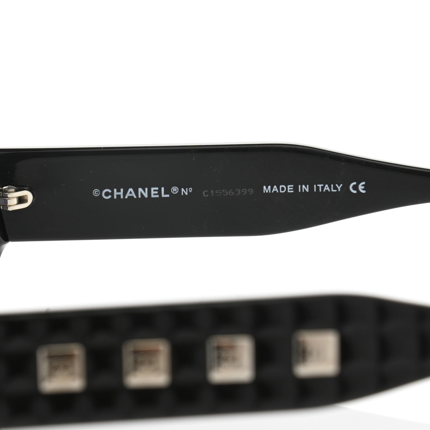 Chanel Chocolate Bar Quilted CC Sunglasses 5029 Black 5 of 9
