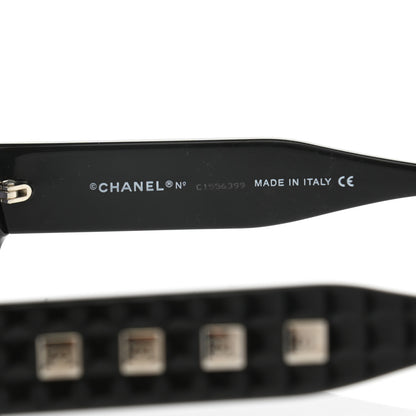 Chanel Chocolate Bar Quilted CC Sunglasses 5029 Black 5 of 9