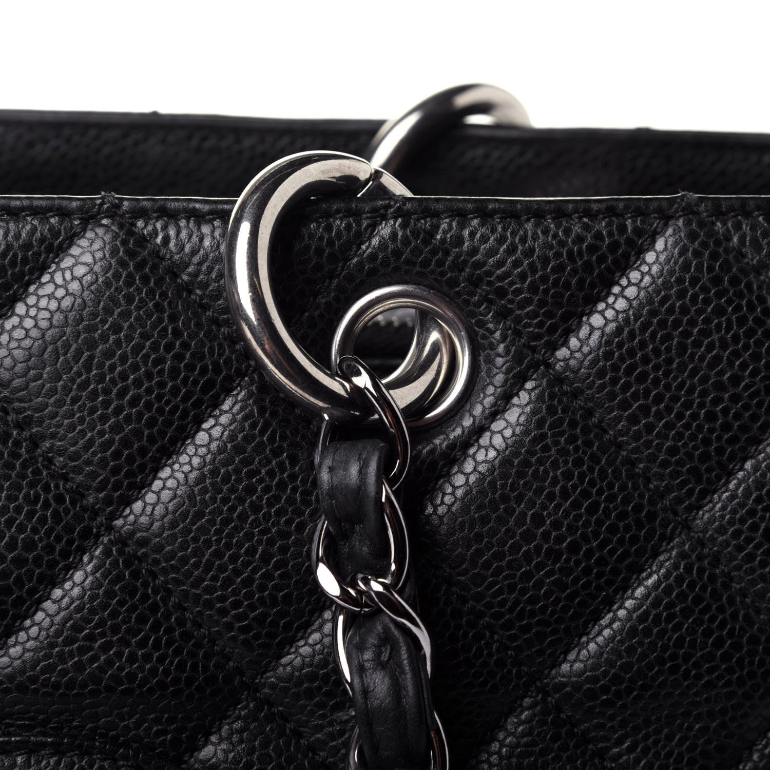 Chanel Caviar Quilted Grand Shopping Tote GST Black 10 of 10