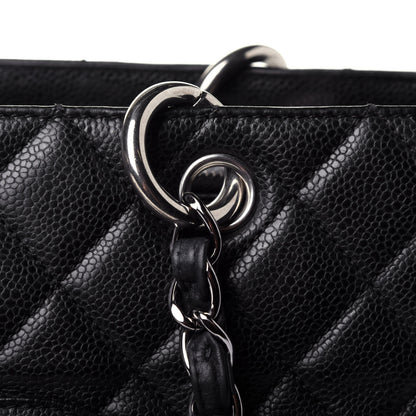 Chanel Caviar Quilted Grand Shopping Tote GST Black 10 of 10