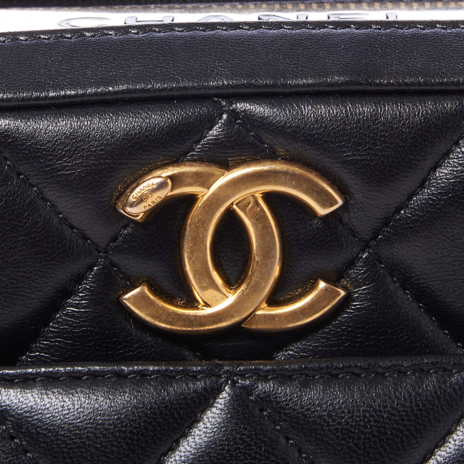 Chanel Lambskin Quilted Medium Trendy CC Bowling Bag Black 7 of 10
