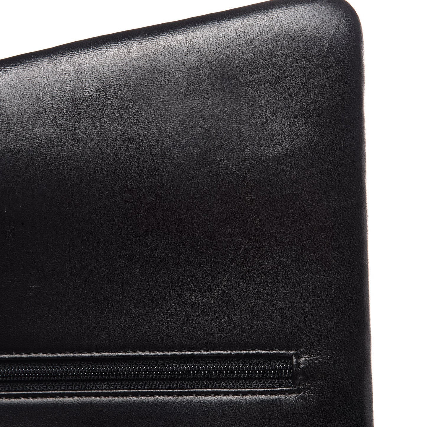 Lambskin Quilted Maxi Double Flap Black