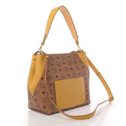 MCM Visetos Medium Klara Hobo Cognac Yellow 3 of 10