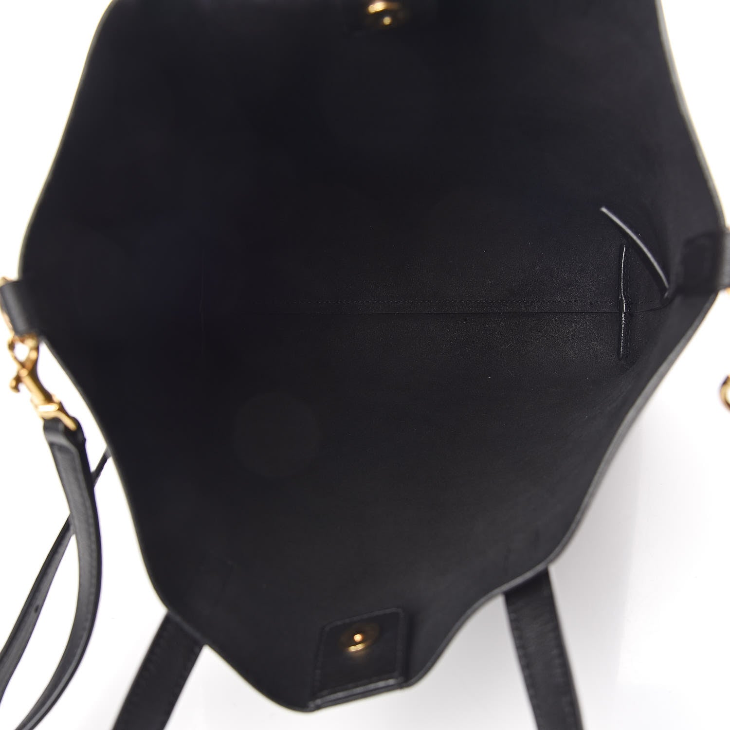 Saint Laurent Calfskin Toy Shopping Tote Black 7 of 9