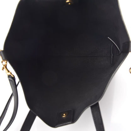 Saint Laurent Calfskin Toy Shopping Tote Black 7 of 9