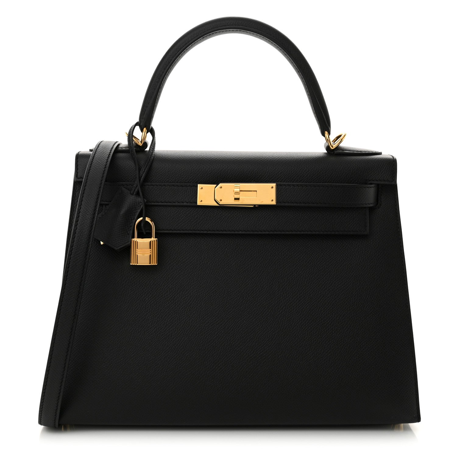 Hermes Epsom Kelly Sellier 28 Black 1 of 13