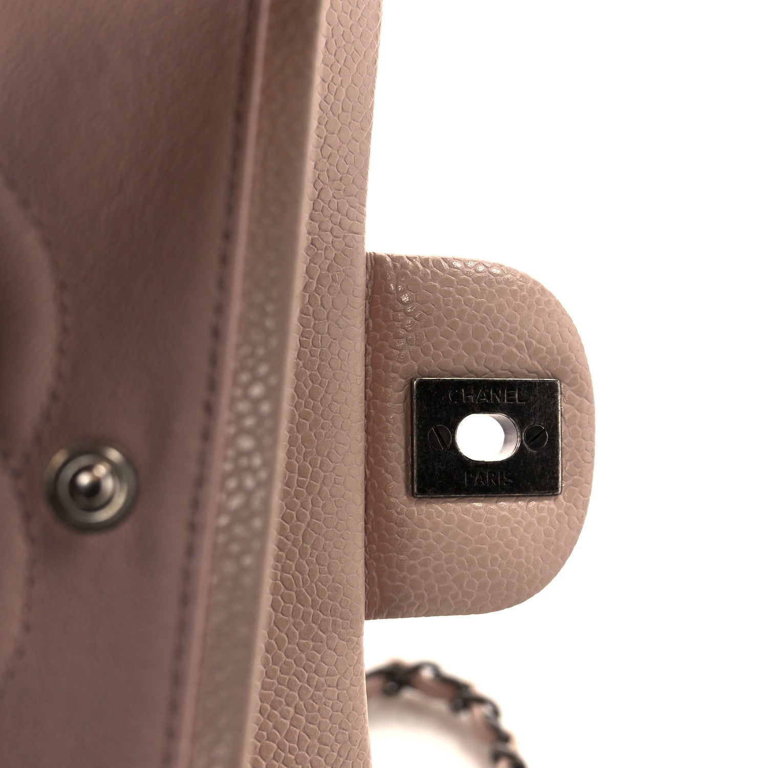 Chanel Caviar Quilted Medium Double Flap Light Pink 7 of 11