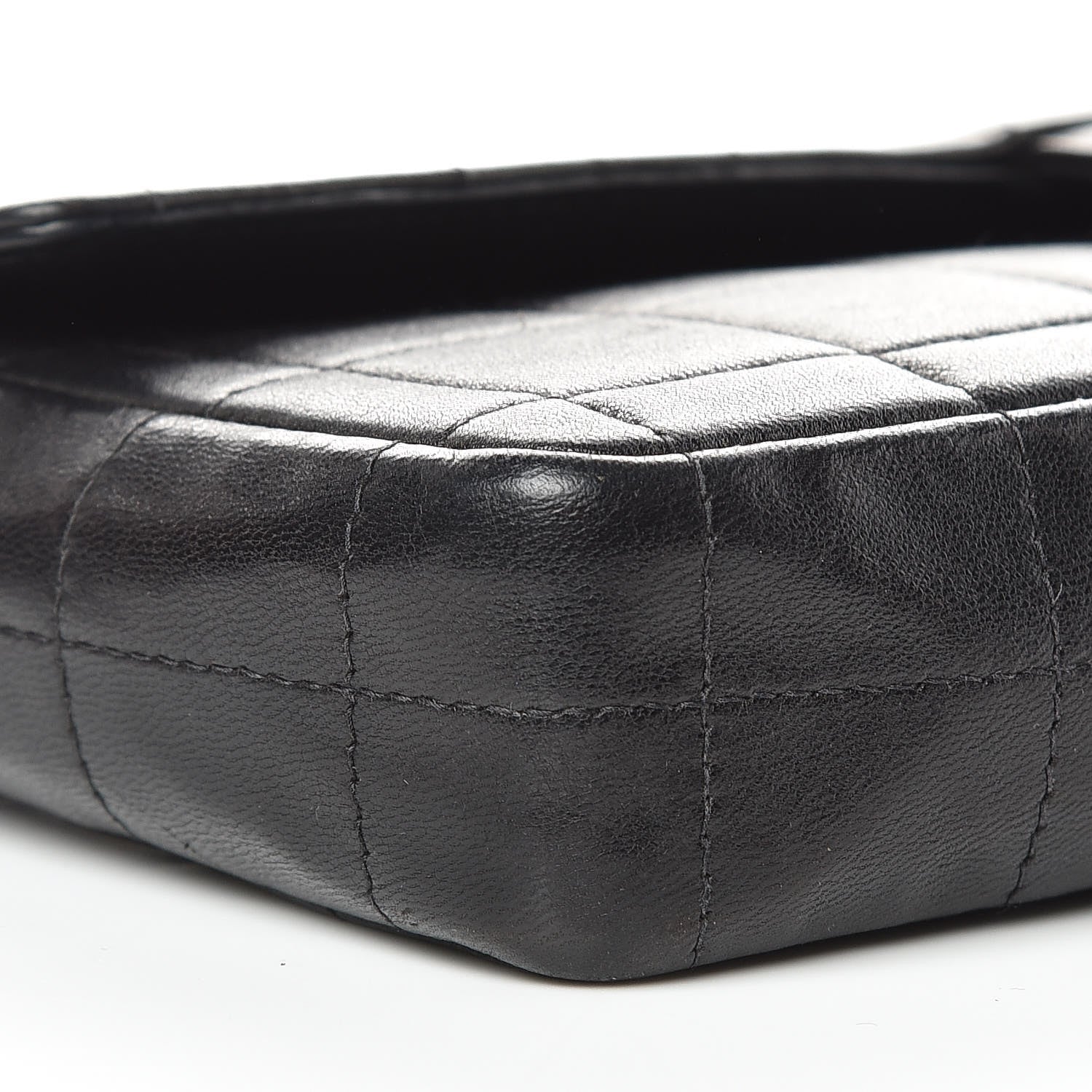 Chanel Lambskin East West Chocolate Bar Flap Black 8 of 15