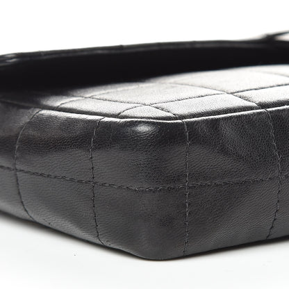 Chanel Lambskin East West Chocolate Bar Flap Black 8 of 15