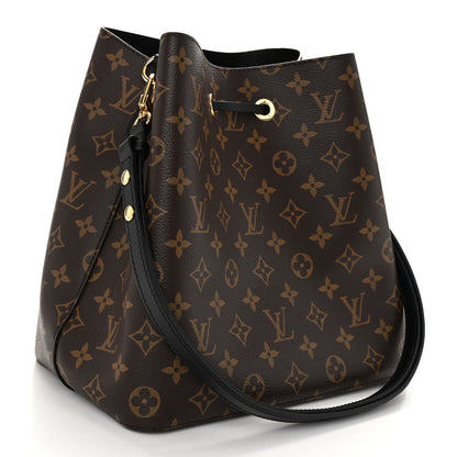 Louis Vuitton Monogram Neonoe MM Black 3 of 10