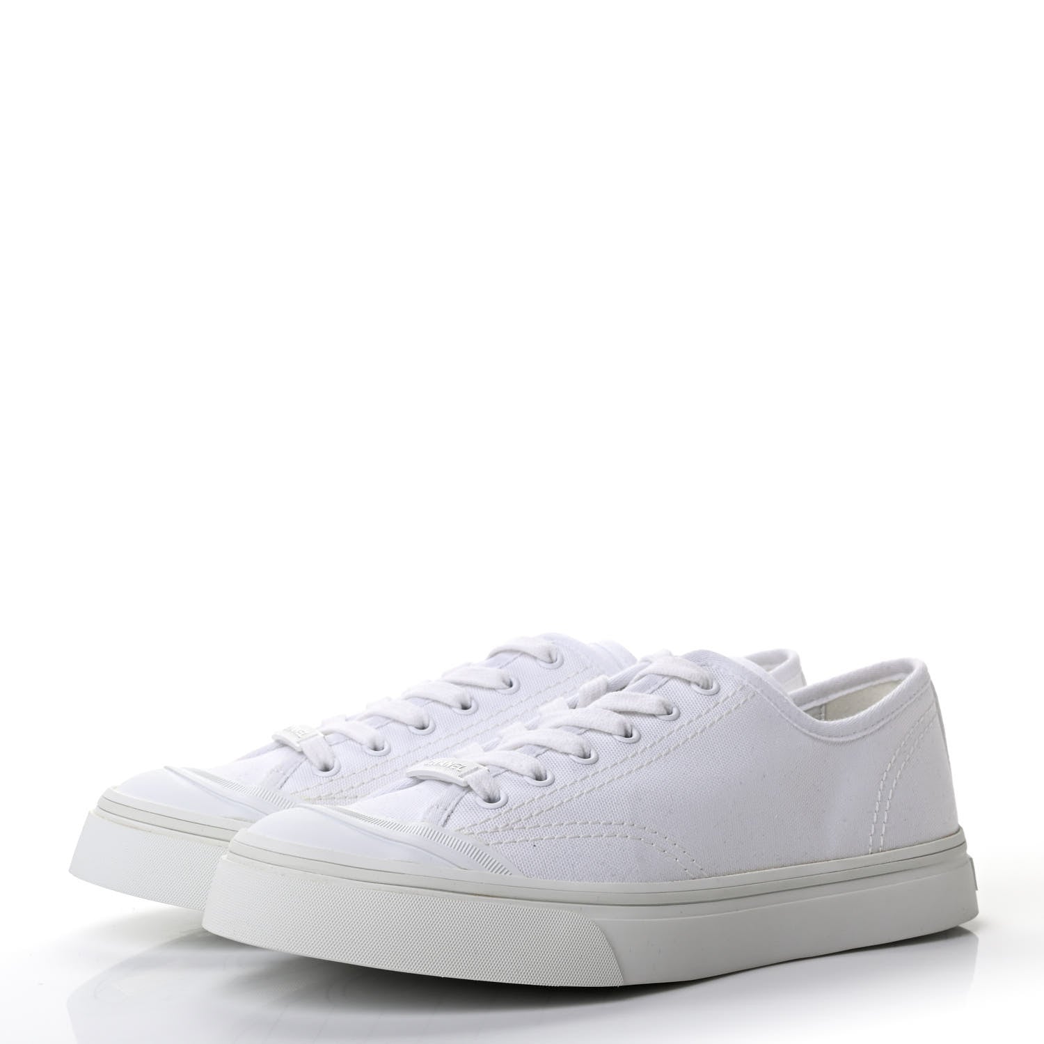 Chanel Mixed Fibers Low Top Sneakers 39.5 White 3 of 12