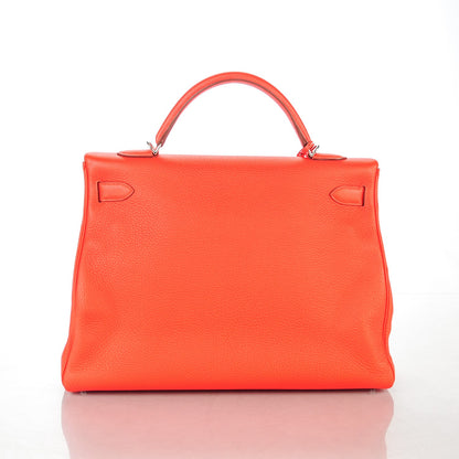 Hermes Togo Kelly Retourne 40 Capucine 4 of 24