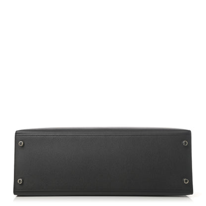 Hermes Epsom Kelly Sellier 35 Black 7 of 43