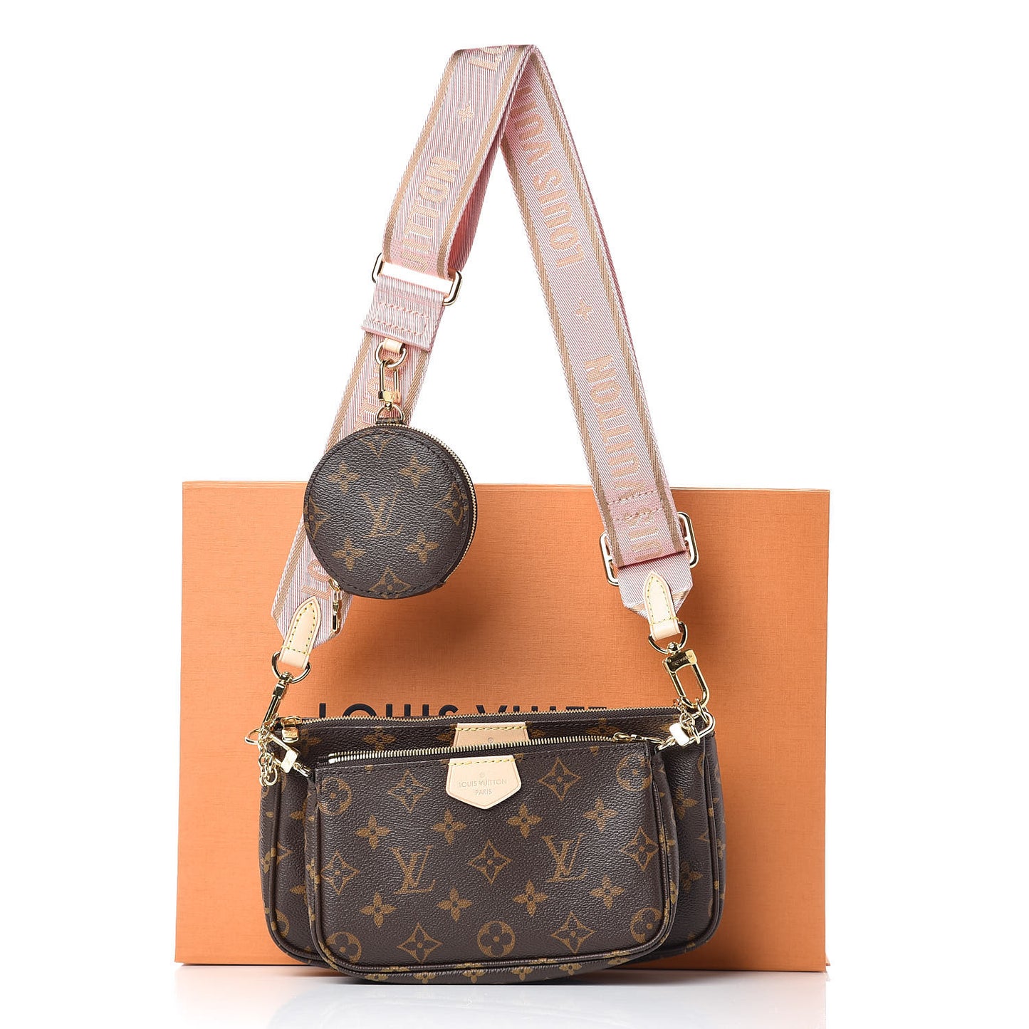 Monogram Multi Pochette Accessories Rose Clair