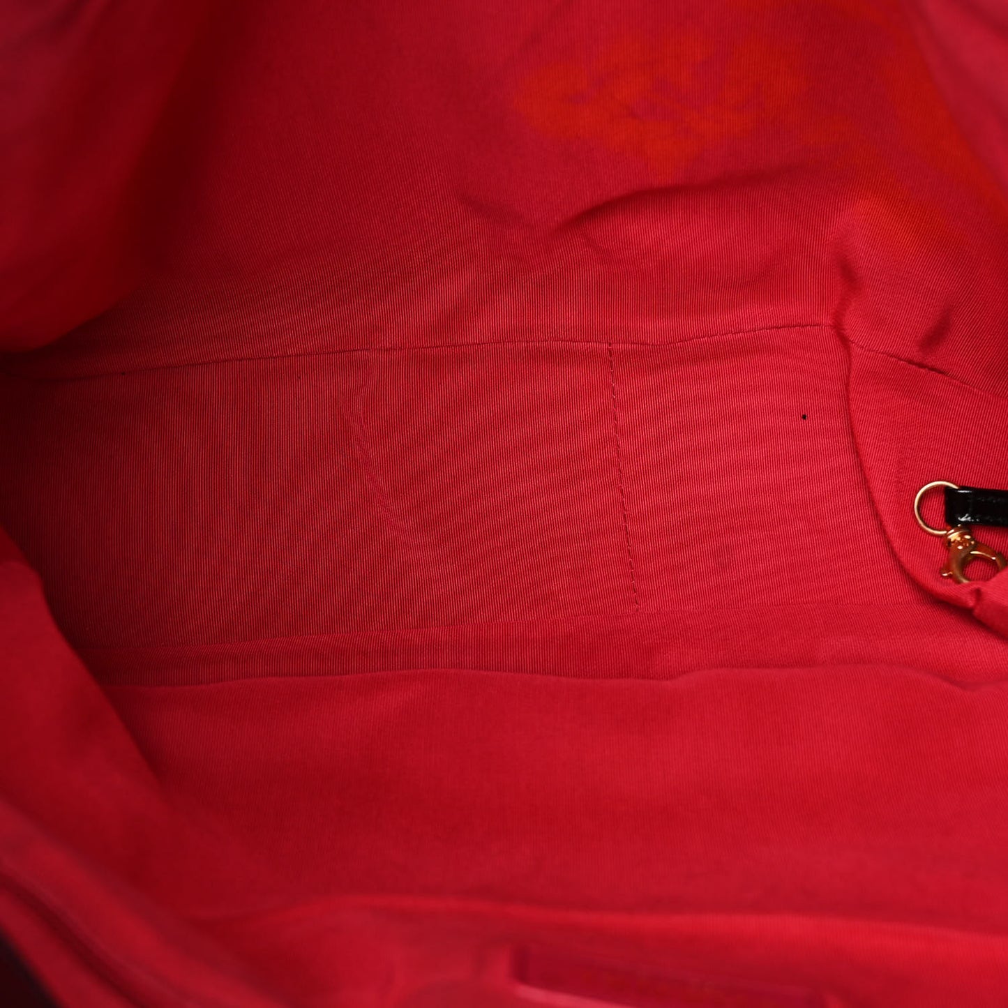 Shiny Aged Calfskin Quilted Large Shopping Bag Black