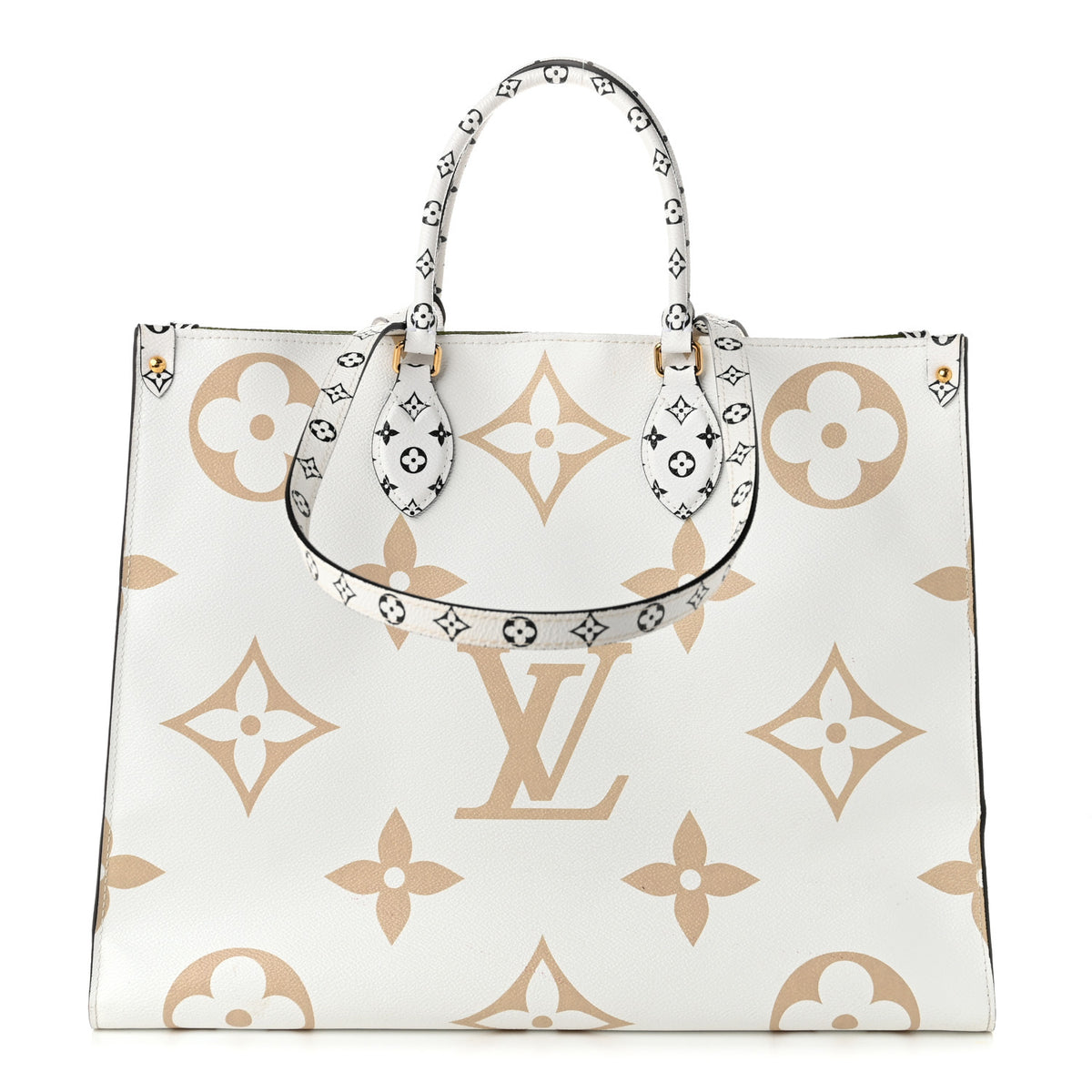 Monogram Giant Onthego GM Kaki Beige
