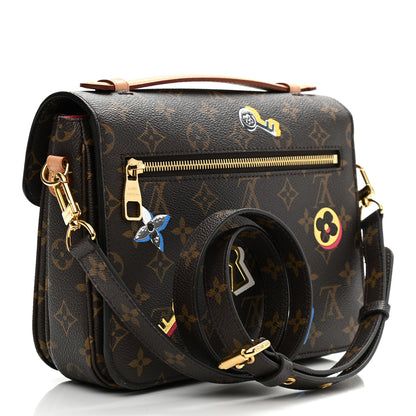 Louis Vuitton Monogram Love Lock Pochette Metis 3 of 7