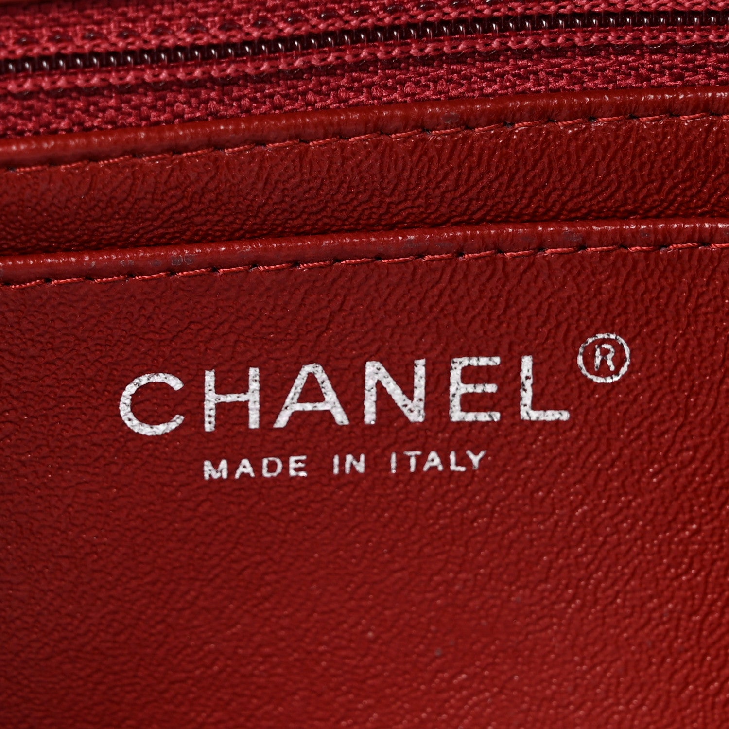 Chanel Patent Calfskin Quilted Mini Rectangular Flap Dark Red 6 of 12