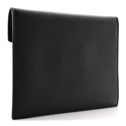 Saint Laurent Grain De Poudre Uptown Baby Pouch Black 3 of 8