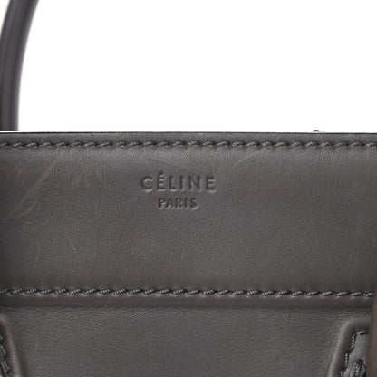 Celine Smooth Calfskin Medium Phantom Luggage Grey 6 of 22