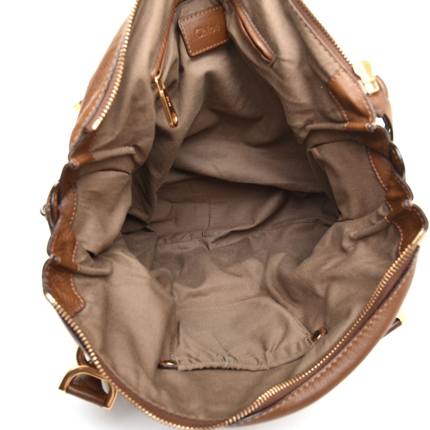 Calfskin Large Marcie Satchel Nut