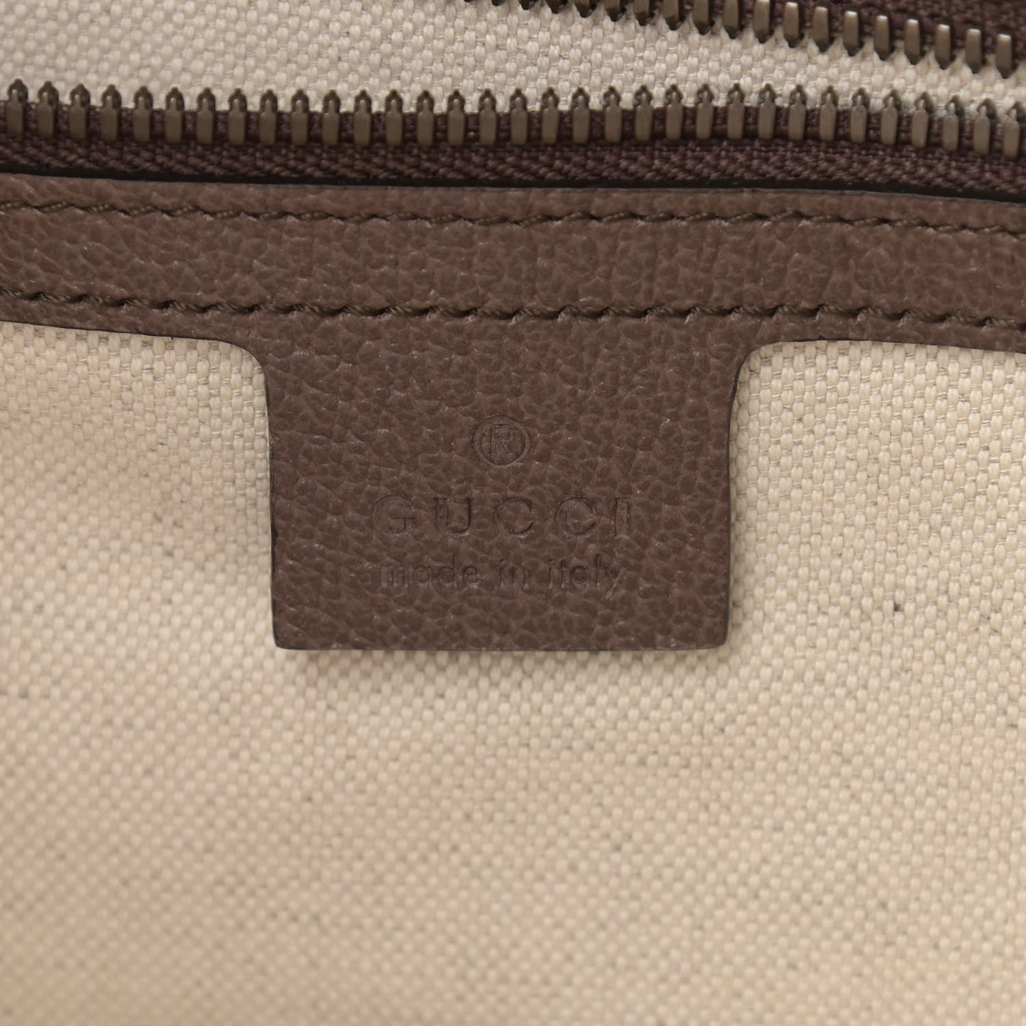 GG Supreme Monogram Web Small Ophidia Half Moon Hobo Brown