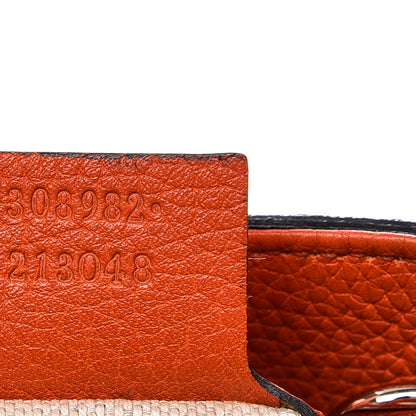 Gucci Pebbled Calfskin Medium Soho Chain Shoulder Bag Sun Orange 6 of 13