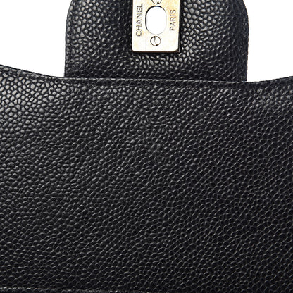 Chanel Caviar Quilted Jumbo Double Flap Black 8 of 17