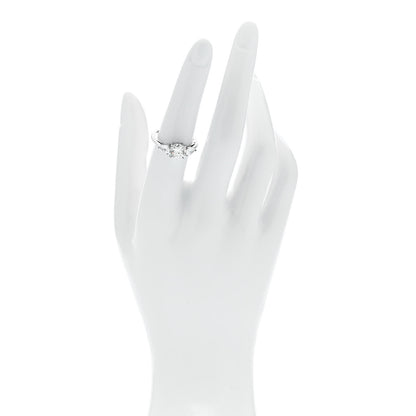 Tiffany Platinum Diamond 1.91ctw Three Stone Engagement Ring 52 6 2 of 7
