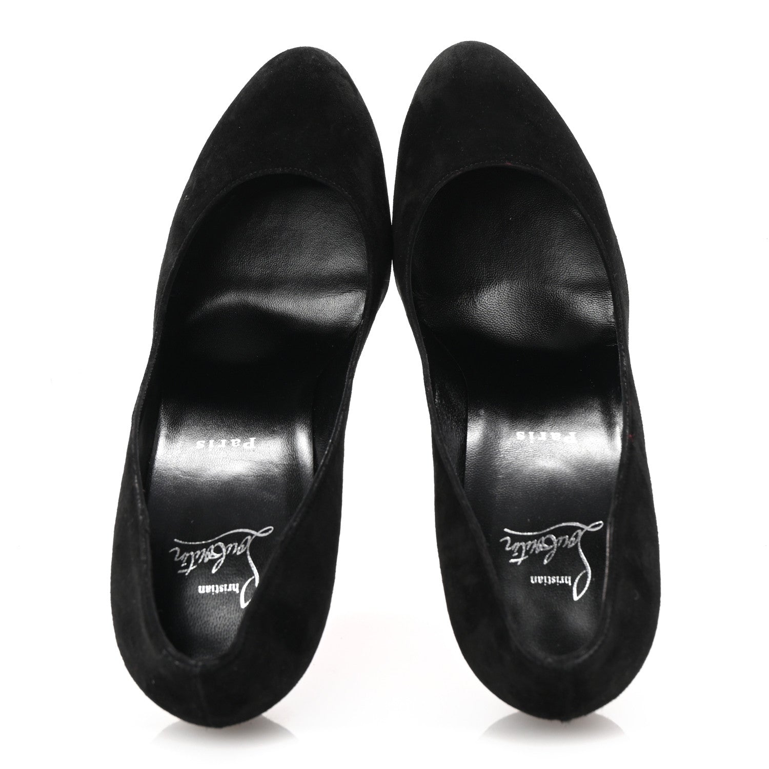 Christian Louboutin Veau Velours Dolly 100 Pumps 41 Black 2 of 9