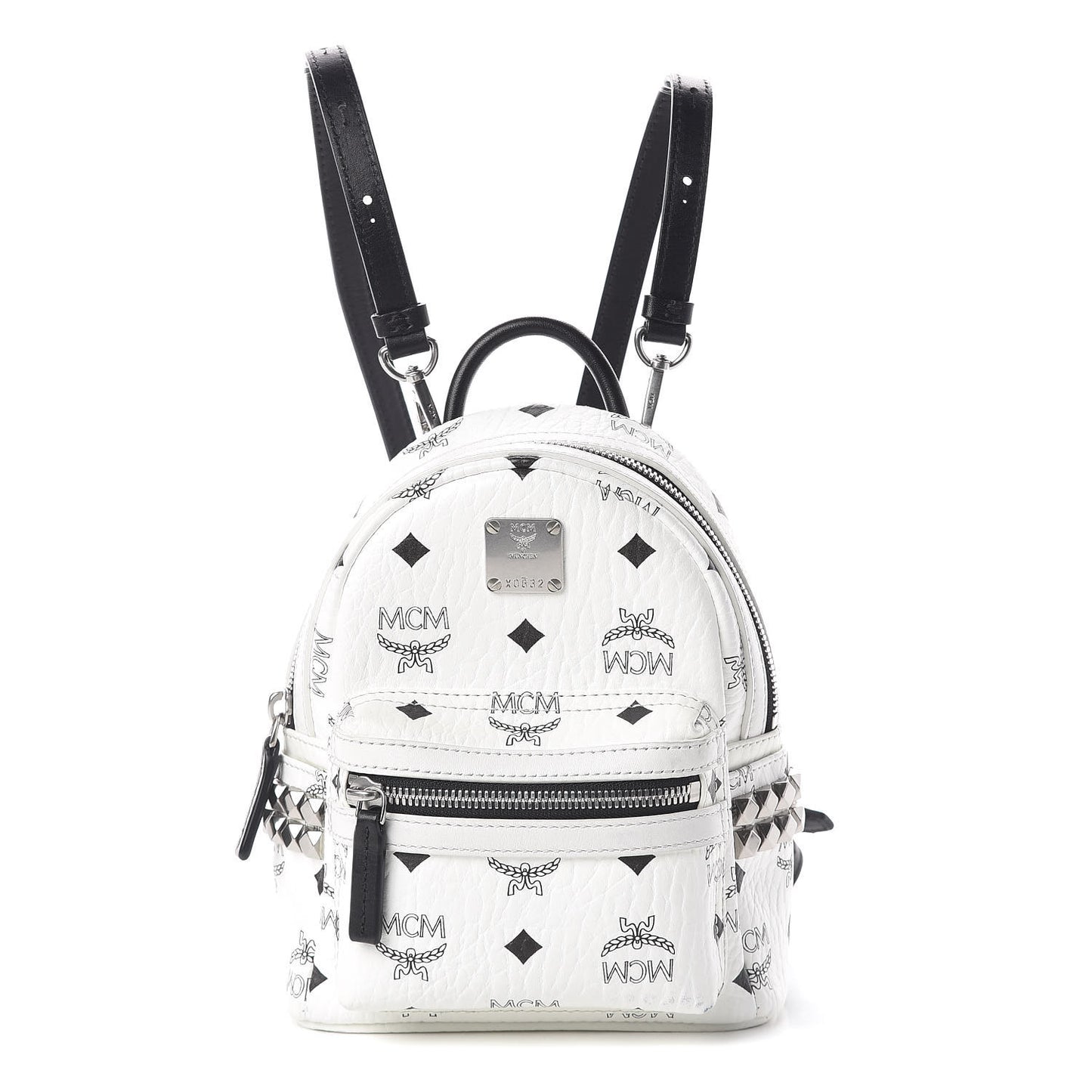 Visetos Side Stud X-Mini Stark Bebe Boo Backpack White