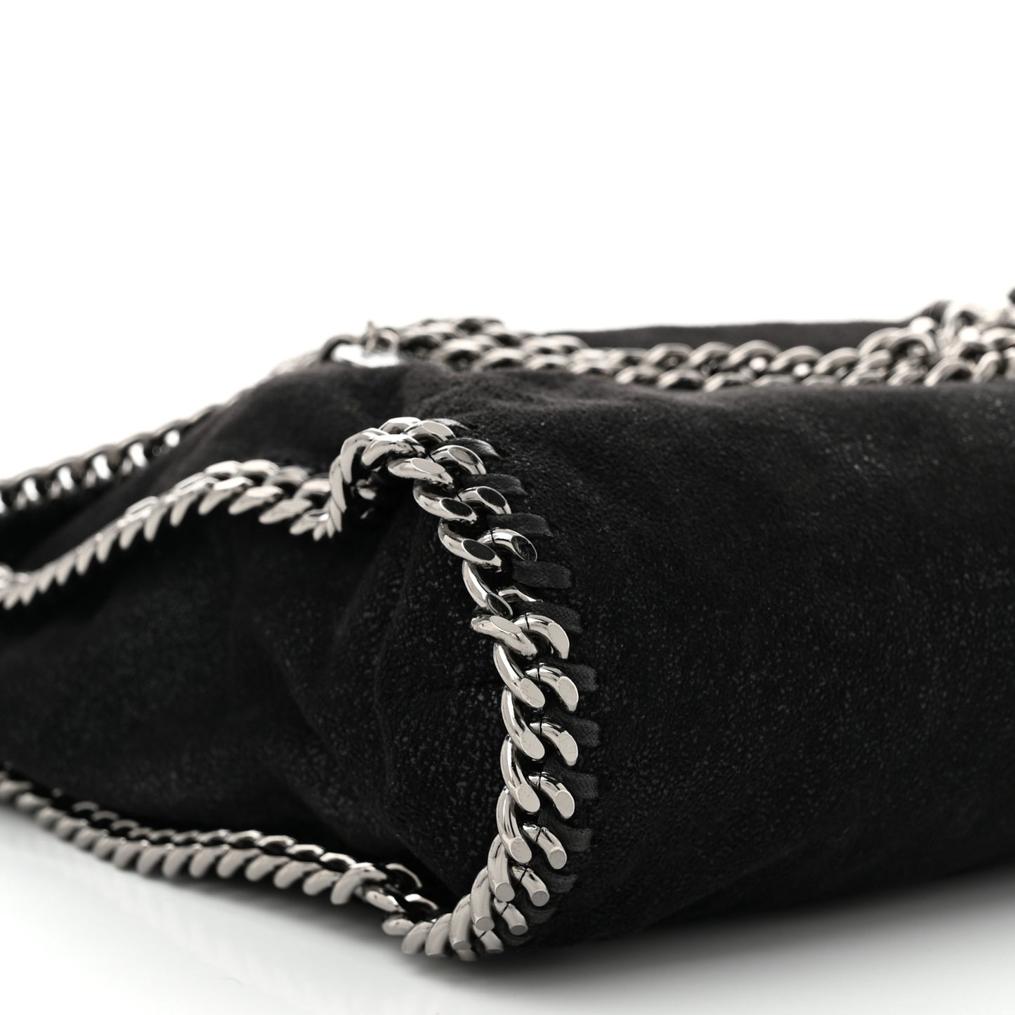 Shaggy Deer Small Falabella Tote Black