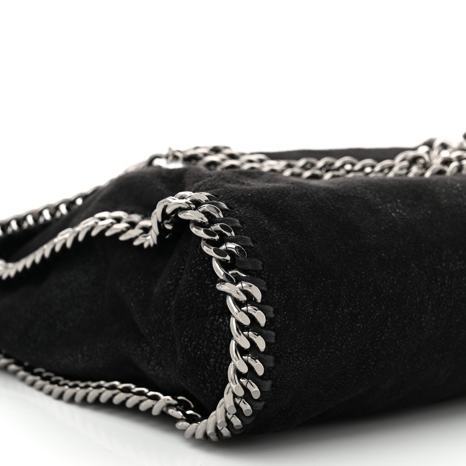 Stella McCartney Shaggy Deer Small Falabella Tote Black 9 of 10